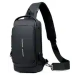 Sport Fashion Sling Bag Anti-theft Chest Bag ( USB Tablet / Phone Holder Bag)